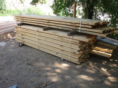 Les travaux du futur belvédère en bois de la Turbine avancent bien