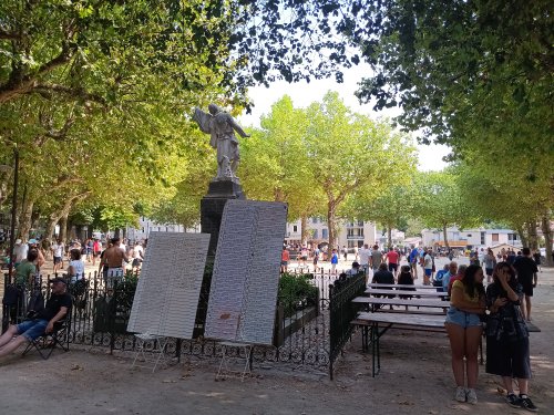 Belle affluence au concours de pétanque du 17 juillet 