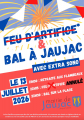 ANNULATION FEUX D'ARTIFICES – FÊTE DU 13 JUILLET 