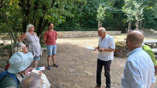Le Géosite des coulées basaltiques de Jaujac à l'honneur durant la visite UNESCO !