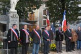 Commémoration devant le monument aux morts