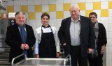 Le sénateur, invité d’honneur à la cantine municipale