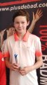 Léna LOMBARD au Championnat de France de Badminton