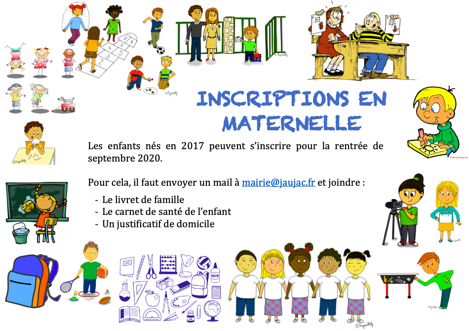 Inscription en maternelle