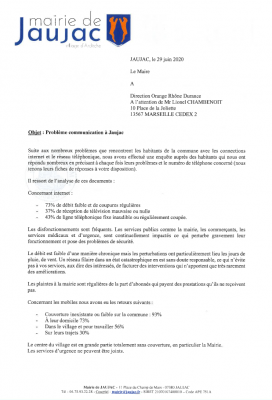 Problèmes de qualité des réseaux de la téléphonie fixe, internet et mobile