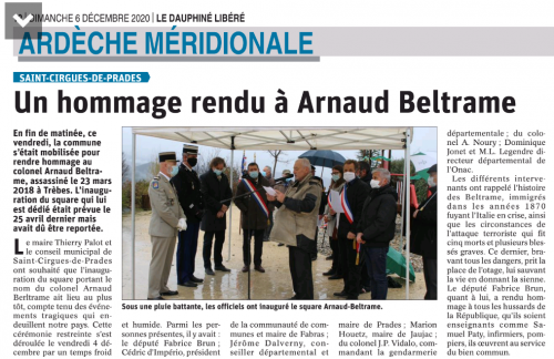 Inauguration Square Saint Cirgues de Prades