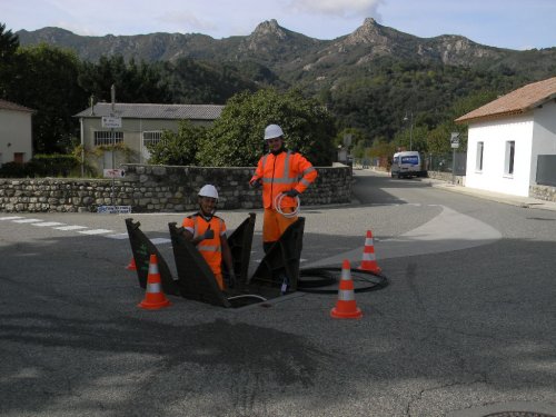 Des travaux sur les lignes électriques et téléphoniques fibre