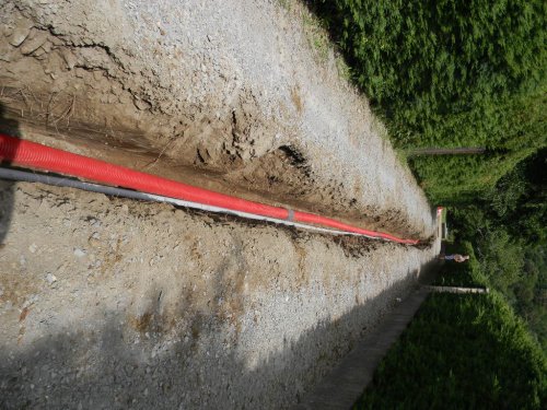 TRAVAUX D'ENFOUISSEMENT DES RÉSEAUX SECS DE LA PLACE SAINT BONNET JUSQU'A FABRAS, LE LONG DE LA RD 5
