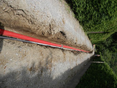 TRAVAUX D'ENFOUISSEMENT DES RÉSEAUX SECS DE LA PLACE SAINT BONNET JUSQU'A FABRAS, LE LONG DE LA RD 5 