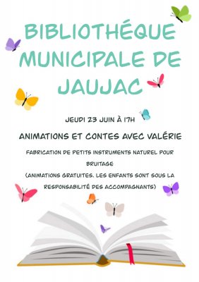 Ateliers pour les jeunes à la bibliothèque de Jaujac