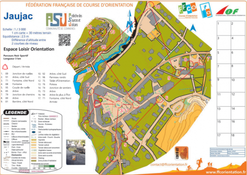 Des parcours permanents installés pour pratiquer la course d'orientation à Jaujac 