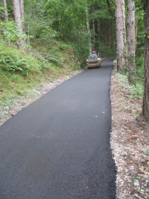 Réhabilitation de la route communale du rond-point Gustou jusqu'à Ranc Grand