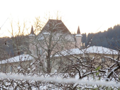 Neige sur Jaujac