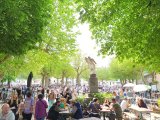Très belle affluence à la brocante de Jaujac, organisée par l'amicale laïque !