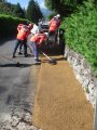 Les travaux d'aménagement de la Route départementale 5, le long de la route des Plots jusqu'à la Place St Bonnet, viennent de prendre fin