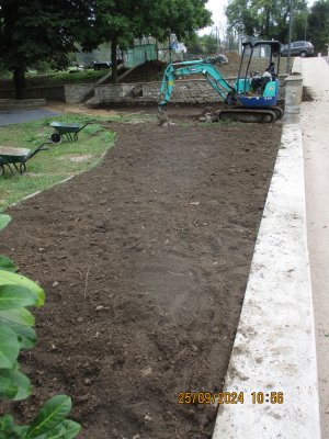 L'aménagement des surfaces du parc Marie Sauzet
