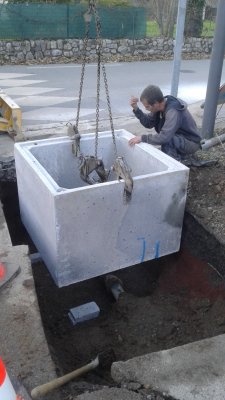 Pose de 3 compteurs d'eau potable pour mieux sectoriser les fuites